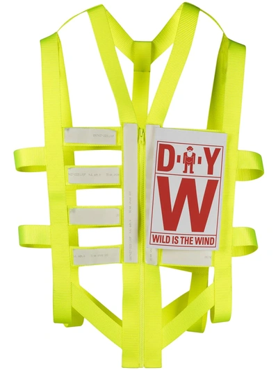 Pre-owned Walter Van Beirendonck Diy Skeleton Vest In Yellow