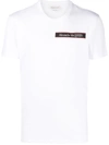 Alexander Mcqueen Logo-patch Short-sleeve T-shirt In White
