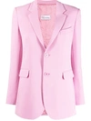 RED VALENTINO SINGLE-BREASTED FITTED BLAZER