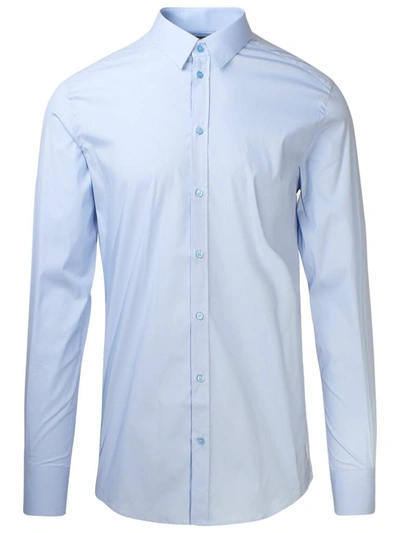 Dolce & Gabbana Camicia Azzurra In Light Blue