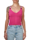 OFF-WHITE FUCHSIA KNIT INDUSTRIAL TOP