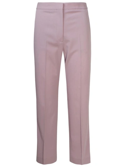 Stella Mccartney Pantaloni Stretch Lilla In Pink