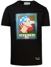 Iceberg X Peter Blake Amerika Cotton T-shirt In Black