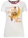 Dolce & Gabbana Bring Me To The Moon Print T-shirt In White