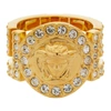 Versace Icon Medusa Swarovski Crystal Ring In Gold