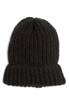 TROUVE RIBBED CUFF BEANIE,NO453653NS