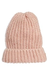 TROUVE RIBBED CUFF BEANIE,NO453653NS