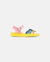 STELLA MCCARTNEY STELLA MCCARTNEY KIDS MULTICOLOUR MULTICOLOUR KNOTTED SANDALS,11933643