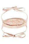 COLLINA STRADA FLORAL EMBROIDERED TIE DYE COTTON FACE MASK,XX1226