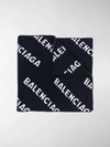 BALENCIAGA ALL-OVER LOGO SCARF,16162262