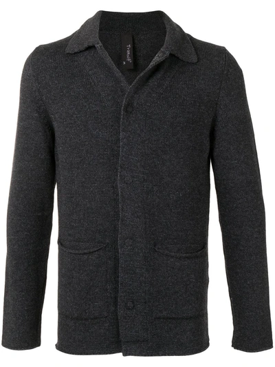 Transit Wool Shirt Jacket In Grey