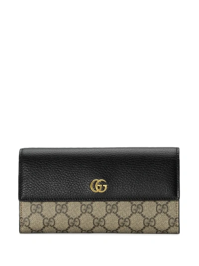Gucci Gg Marmont Wallet Case In Neutrals