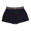 VERSACE NAVY GRECA BORDER BOXERS