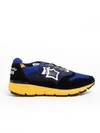 Atlantic Stars Polaris Contrasting Panel Sneakers In Blue