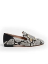 BALLY SNAKE PRINT MAELLE LOAFERS