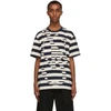 JW ANDERSON NAVY & OFF-WHITE OVERSIZE ANCHOR T-SHIRT
