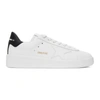 Golden Goose Mens Silver Com Pure Star Bio Logo-print Faux-leather Low-top Trainers In White/black
