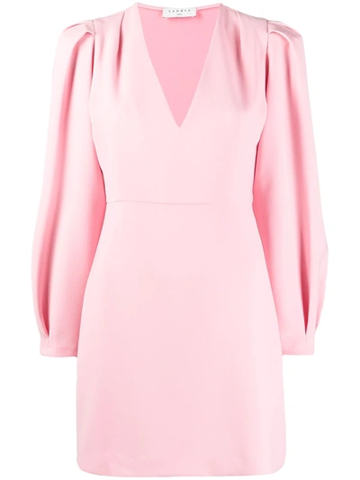 Sandro Astrid Balloon-sleeved Mini Dress In Pink