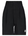 Department 5 Woman Shorts & Bermuda Shorts Black Size 26 Cotton