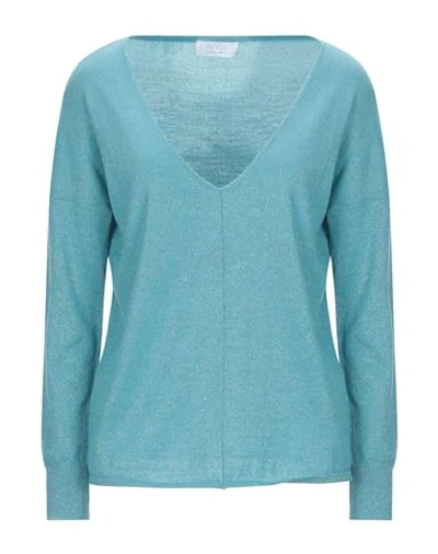 Be You By Geraldine Alasio Sweaters In Blue