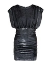 Iro Short Dresses In Grey
