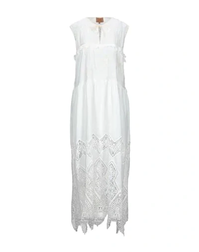 Alessia Santi Long Dresses In White