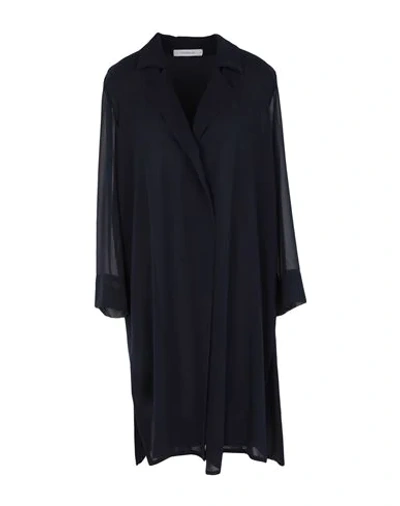 Marella Overcoats In Dark Blue