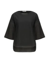Kangra Cashmere T-shirts In Black