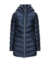 313 Tre Uno Tre Down Jackets In Dark Blue