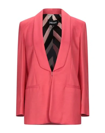 Just Cavalli Suit Jackets In Red