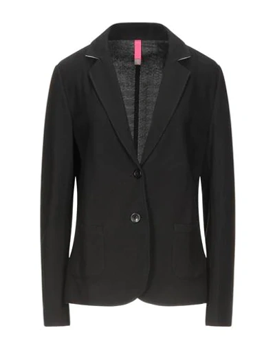 19.70 Nineteen Seventy Suit Jackets In Black