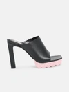 Off-white Sponge High-heel Mules In Black