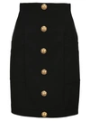 BALMAIN BALMAIN BUTTONS DETAILED PENCIL SKIRT