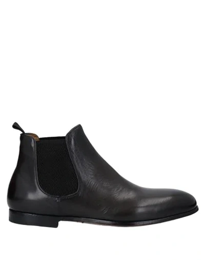 Officine Creative Italia Ankle Boots In Black