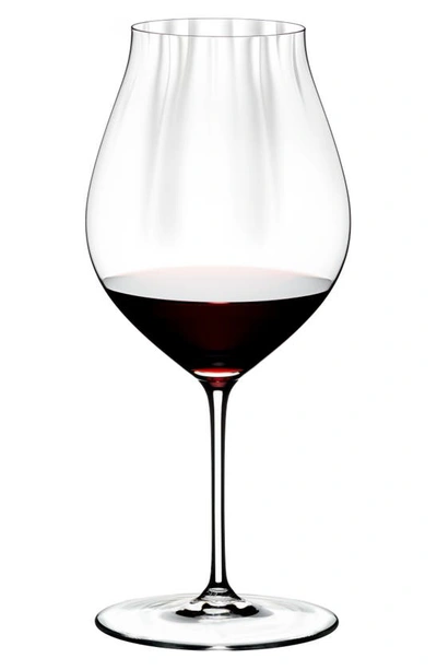 Riedel Performance Set Of 2 Pinot Noir Glasses In Clear