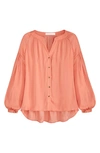 ADYSON PARKER OVERSIZE BUTTON-UP BLOUSE,ACW0003X07