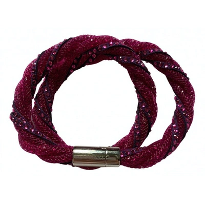 Pre-owned Swarovski Stardust Bracelet In Purple