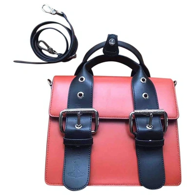 Pre-owned Vivienne Westwood Orange Leather Handbag