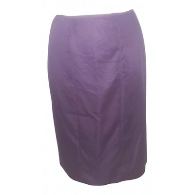 Pre-owned Max & Co Skirt In Purple