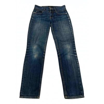 Pre-owned Hugo Boss Slim Jeans In Blue