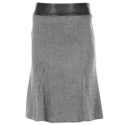 Pre-owned Joseph Wool Mid-length Skirt In Grey