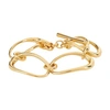 Charlotte Chesnais Gold Vermeil Turtle Chain Bracelet In Vermeil
