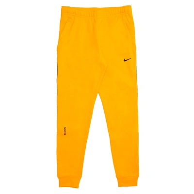 Pre-owned Nike  X Drake Nocta Fleece Pants Yellow