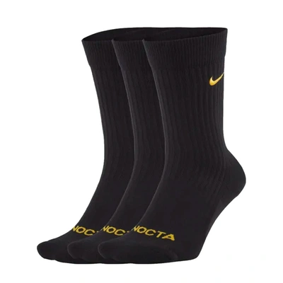 Pre-owned Nike  X Drake Nocta Socks Black