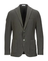 Boglioli Suit Jackets In Military Green