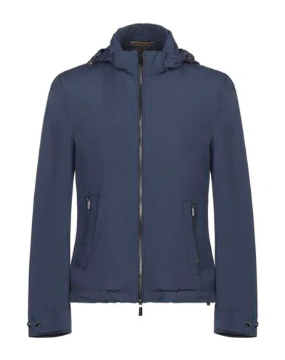 Moorer Jacket In Dark Blue