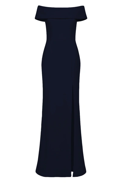 REBECCA VALLANCE VENICE GOWN NAVY