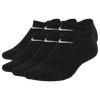 Nike Performance Cushioned No-show Kids' Training Socks In Black/white