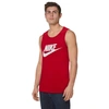 Nike Icon Futura Tank Top In Red In University Red/white