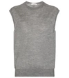 The Row Balham Spring Cashmere Sleeveless Sweater In Grey
